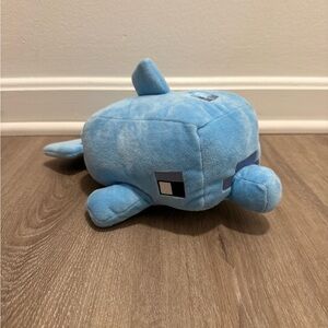 Minecraft Blue Dolphin Plush Animal